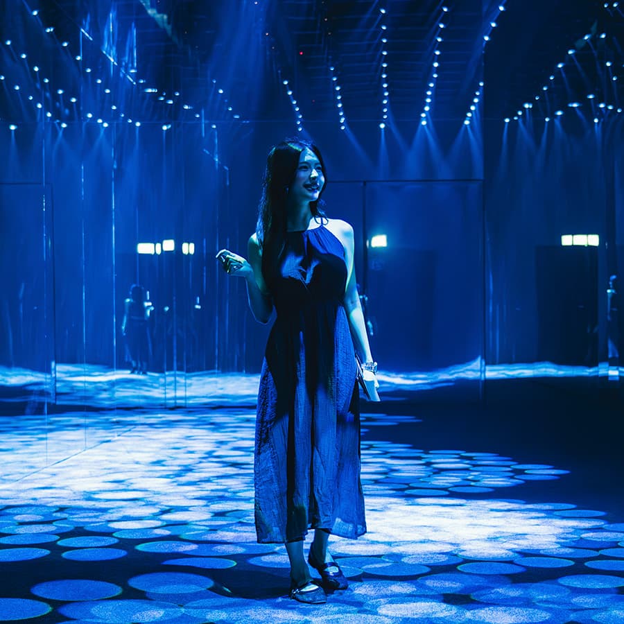 PADO Media Art Space Pattaya immersive digital art rooms with light projections and interactive installations