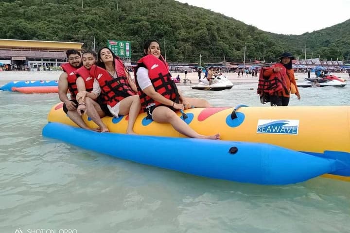 Coral Island Pattaya banana boat activity Tawaen Beach