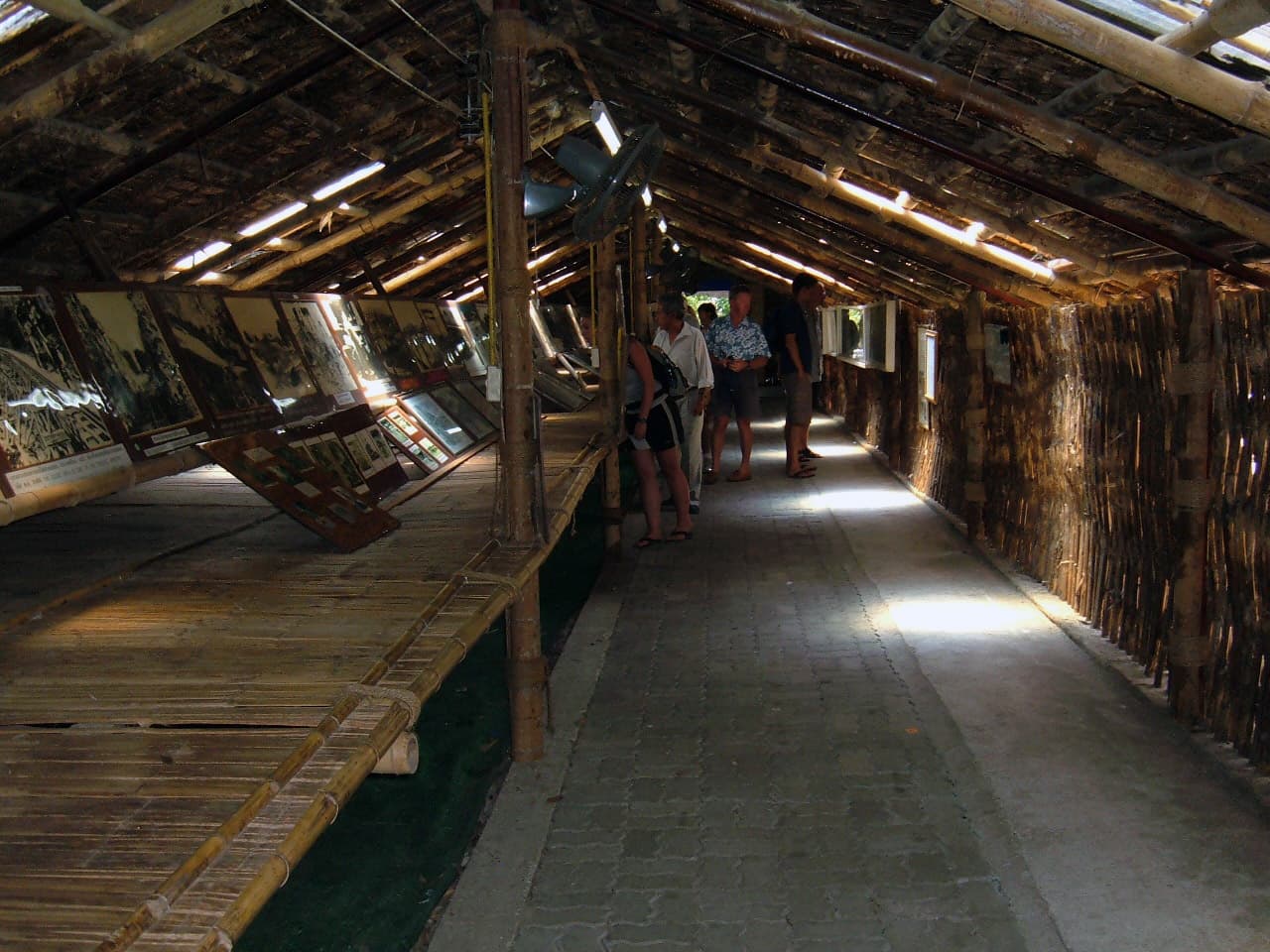 JEATH War Museum bamboo POW hut Death Railway Kanchanaburi Thailand