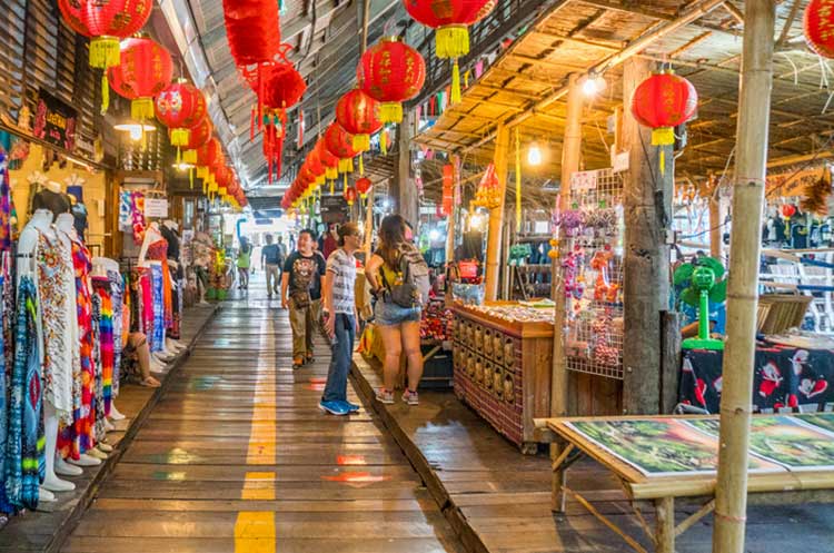 Pattaya Floating Market Four Regions — cultural showcase on Sukhumvit Road, Bang Lamung, Pattaya