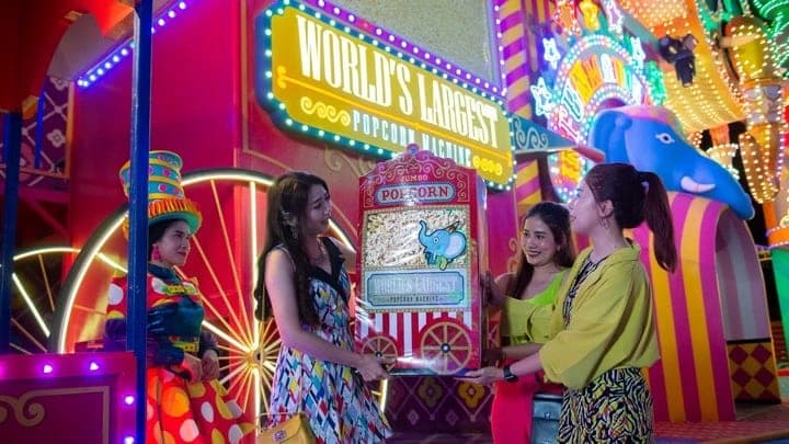 Carnival Magic Phuket Carnival Fun Fair games and souvenir street market