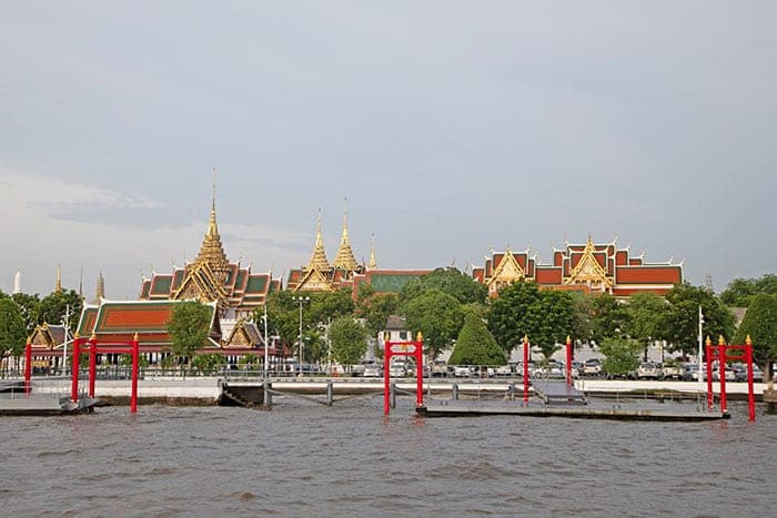 Grand Palace Bangkok view from Chao Phraya River — half-day private tour with hotel pickup
