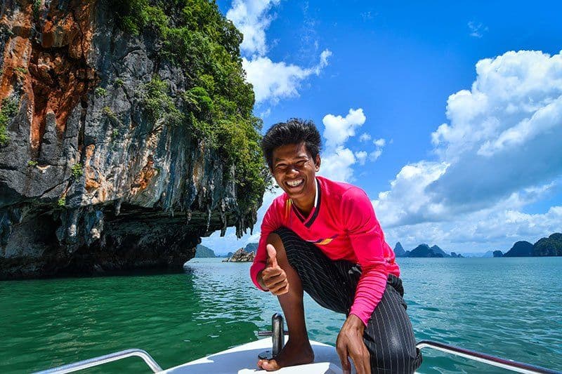 Amazing Canoeing speedboat Travelers Choice 2026 Best of Best Asia limestone cliffs Phuket