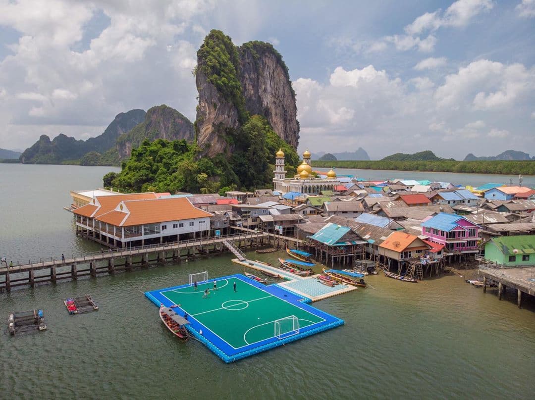 Koh Panyee floating football pitch youth team 6 South Thailand championships 2004-2010