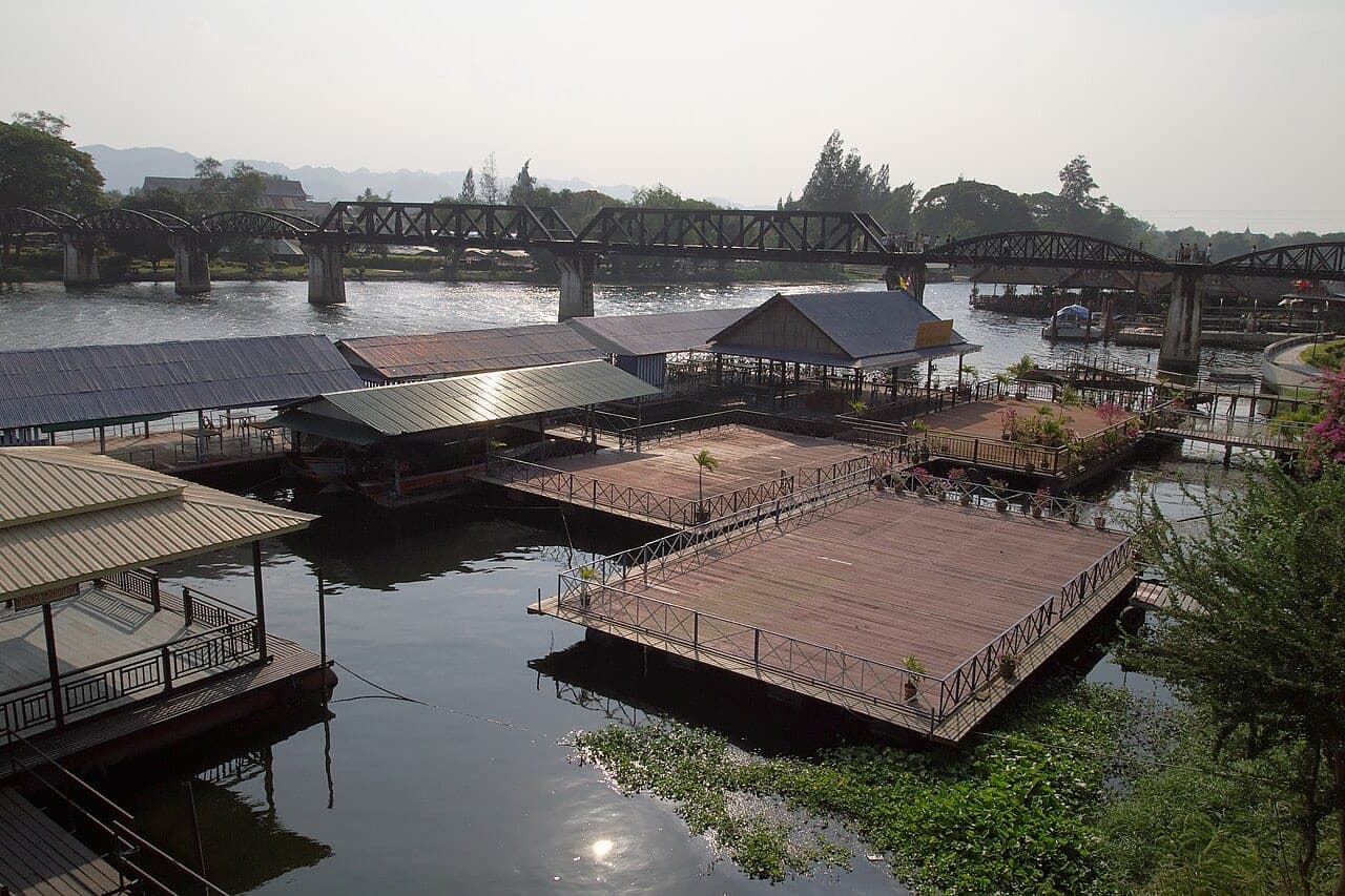 Kanchanaburi River Kwai view Thailand day trip from Bangkok