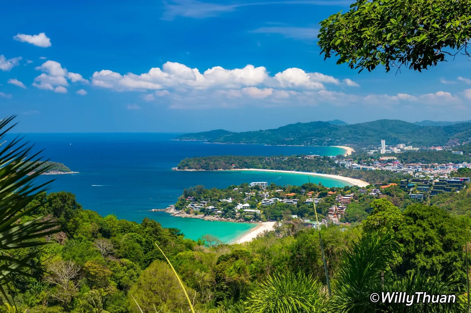 Karon Viewpoint three beaches Kata Noi Kata Karon panorama Phuket Thailand