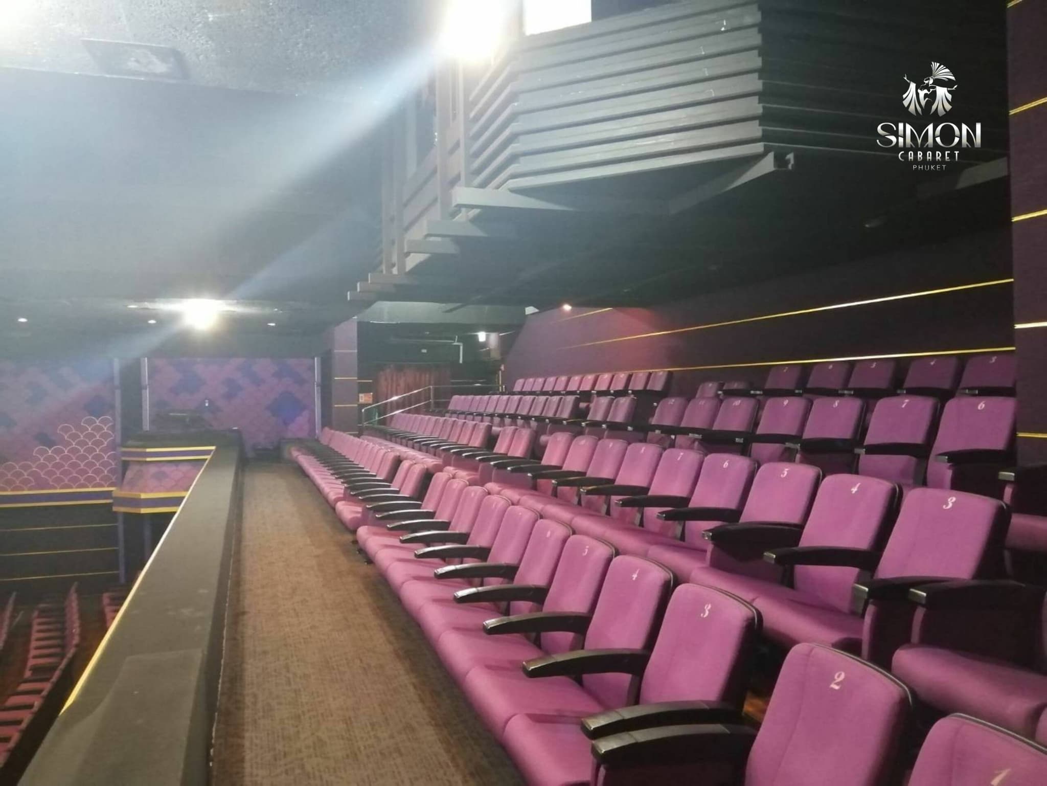 Simon Cabaret Phuket VIP first floor seating inside the 600-seat theatre