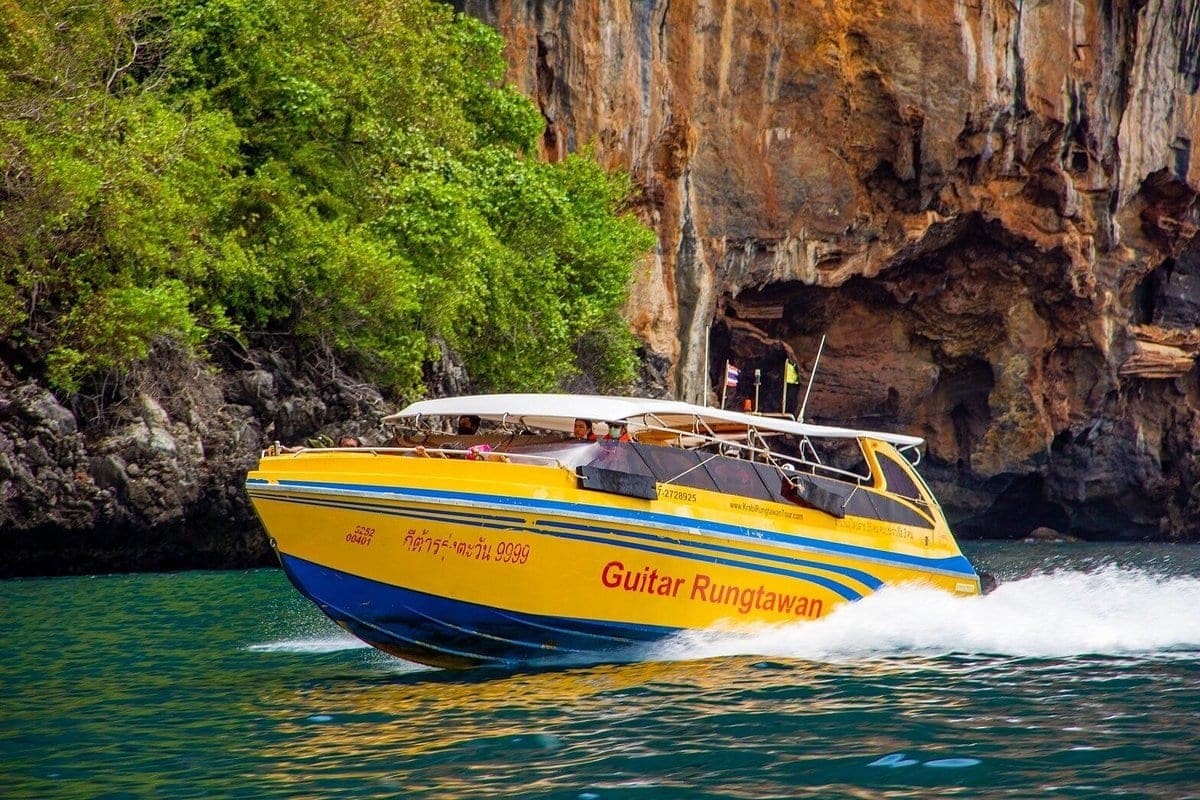 Phi Phi Islands speedboat tour from Krabi — departure from Nopparat Thara Pier Ao Nang