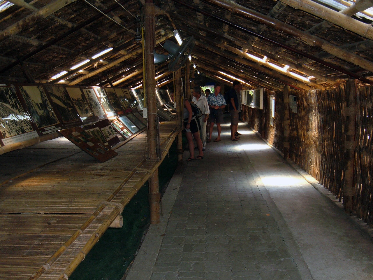 JEATH War Museum bamboo POW hut Death Railway Kanchanaburi Thailand