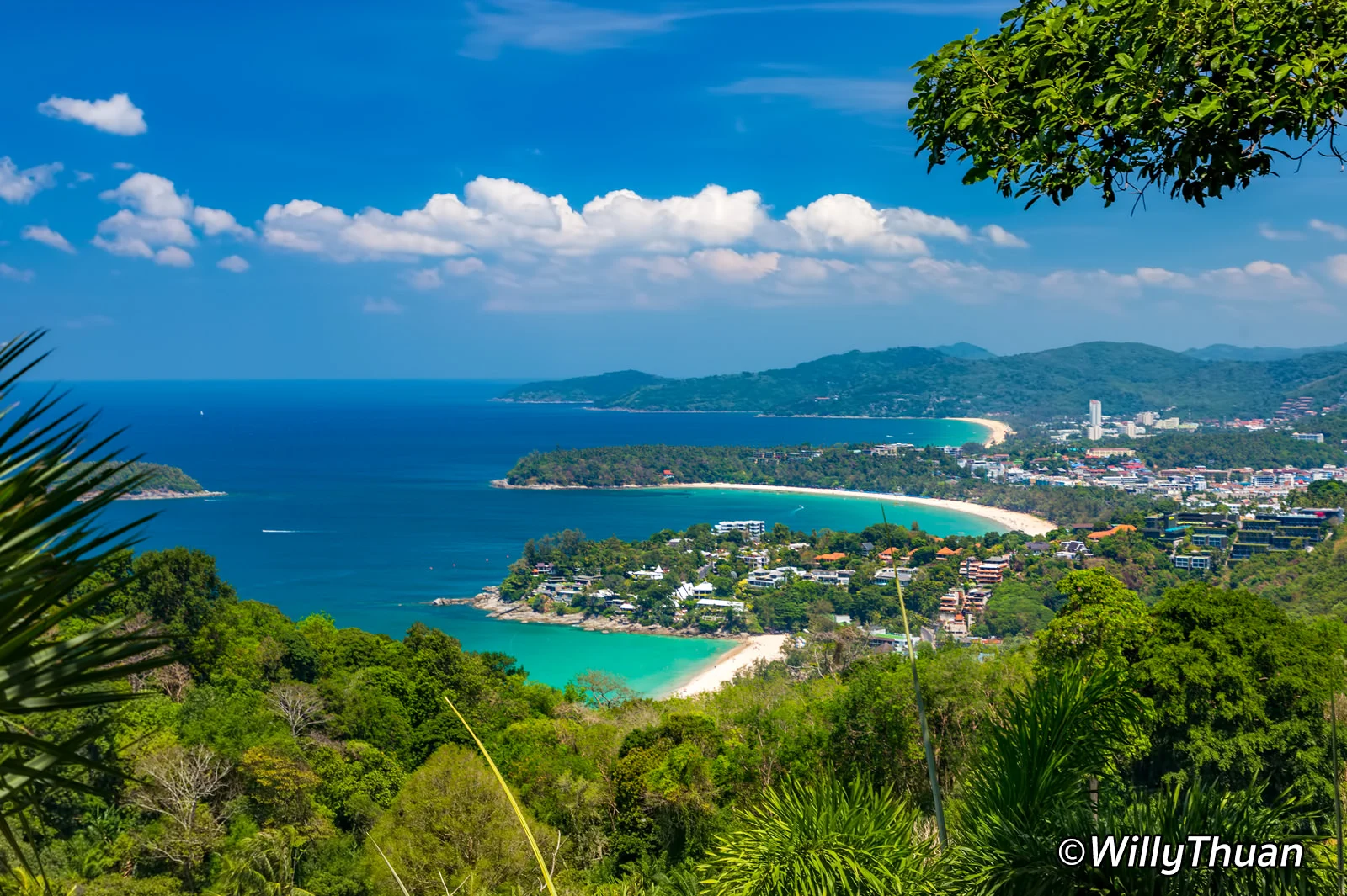 Karon Viewpoint three beaches Kata Noi Kata Karon panorama Phuket Thailand