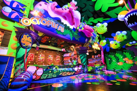 Phuket FantaSea Festival Village shopping street and carnival games