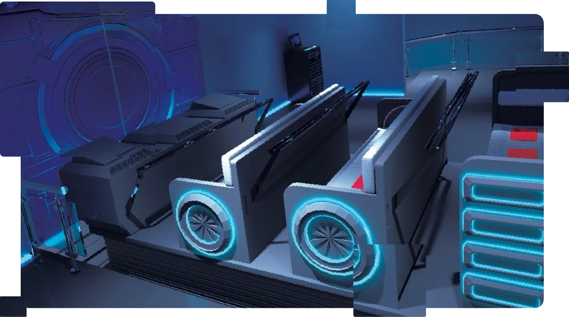 Space & Time Cube Bangkok Rail Cinema moving seats 4D motion experience film themes Seacon Bangkae Bangkok Thailand