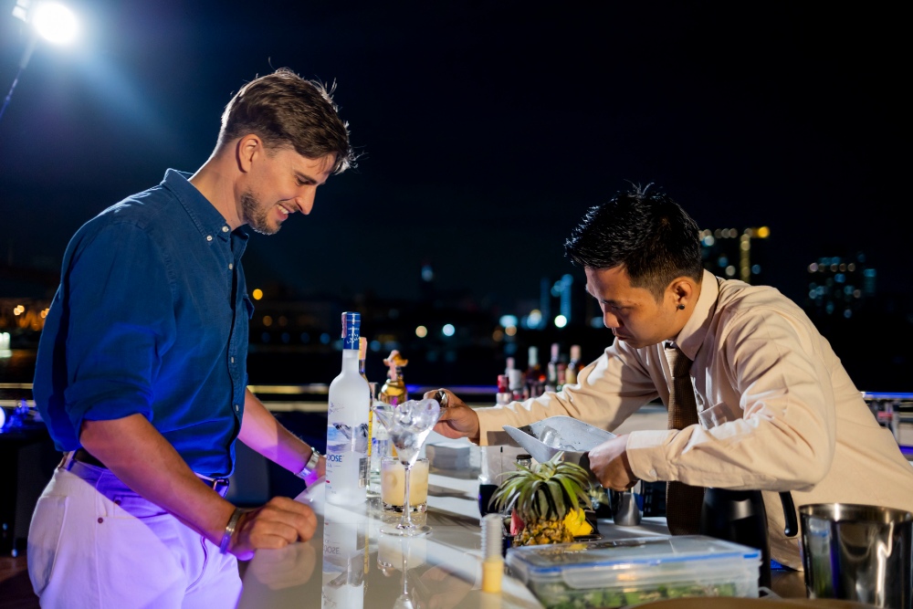 Infinite Opulence signature cocktail — The Opulence Cruise Bangkok bar menu